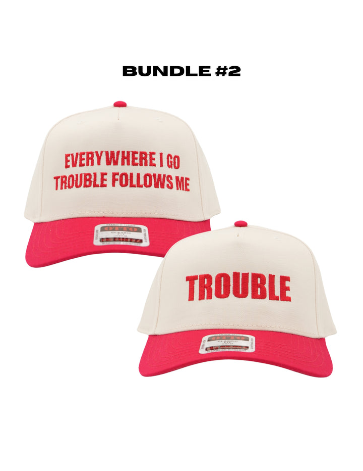 Trouble Follows Me Hat Bundle
