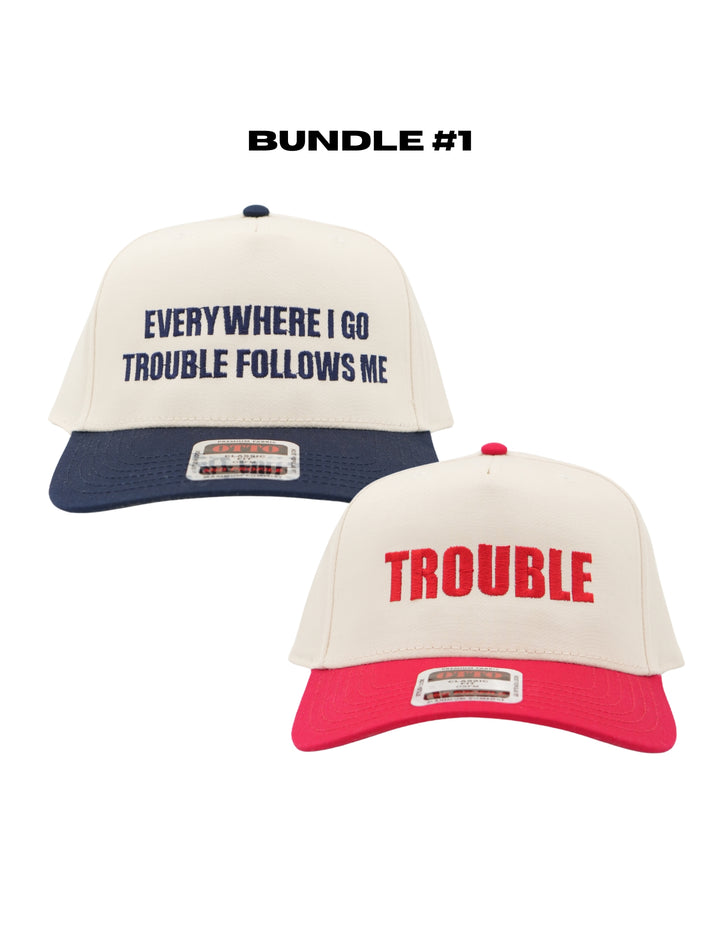 Trouble Follows Me Hat Bundle