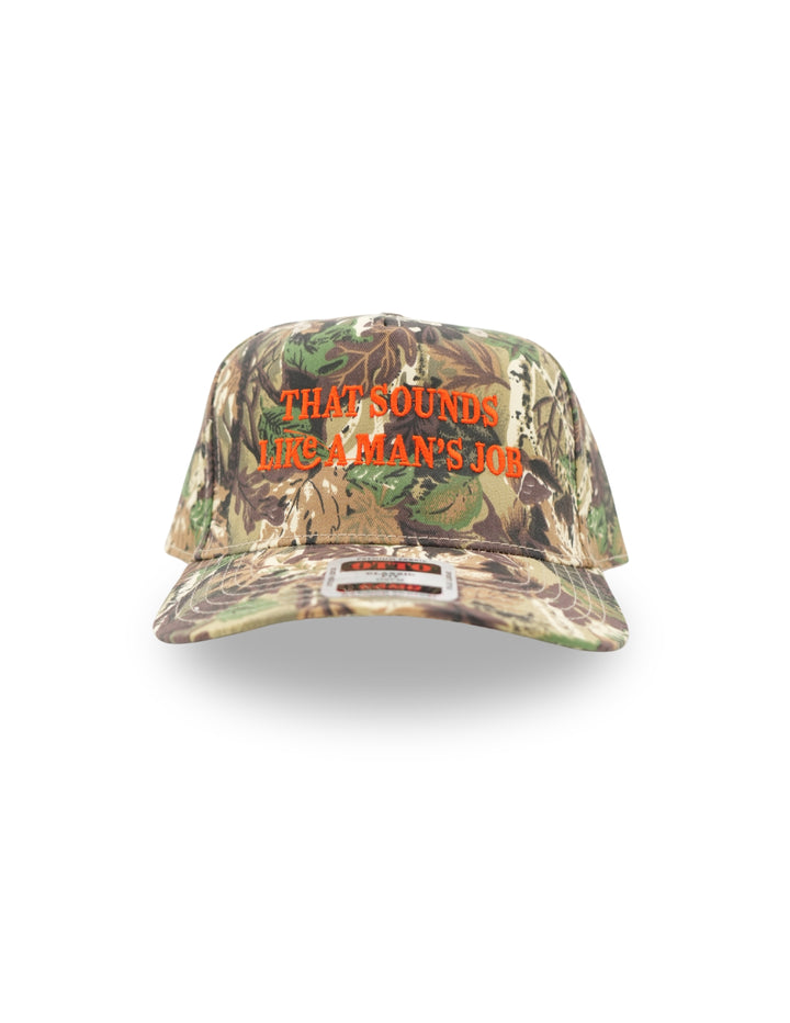 That Sounds Like A Man's job Trucker Hat