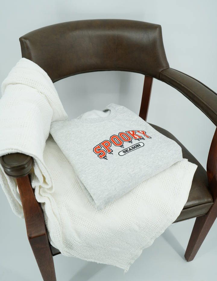 Spooky Season Embroidered Tshirt