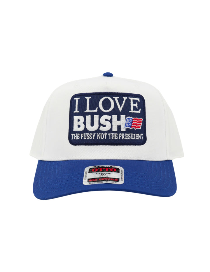 I Love Bush Trucker Hat | Funny Men's Bold Cap