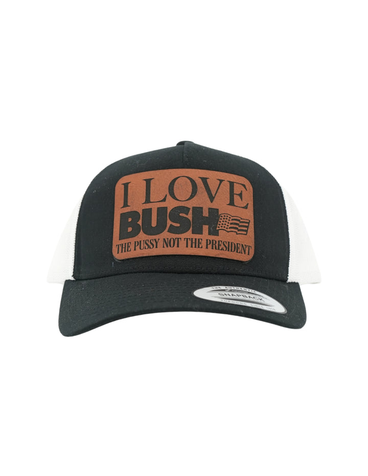 I Love Bush Trucker Hat | Funny Men's Bold Cap