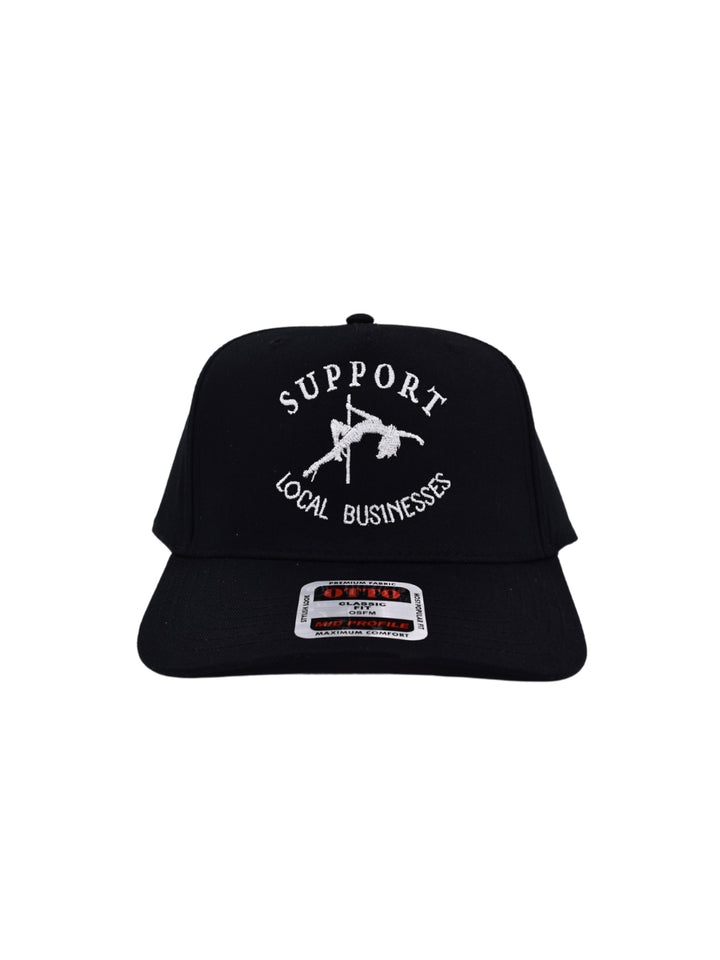 Support Local Businesses Trucker Hat | Funny Strpper Mens Cap