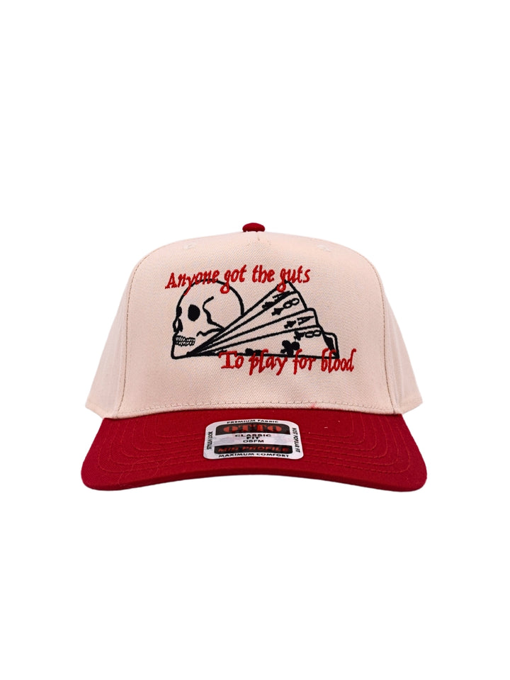 Anyone Have The Guts To Play For Blood Trucker Hat | Poker Movie Val Ringo Cap