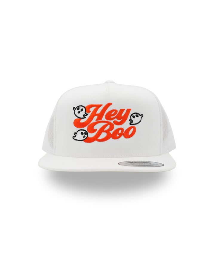 Hey Boo Embroidered Hat