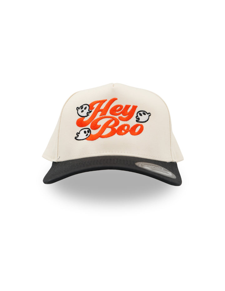 Hey Boo Embroidered Hat