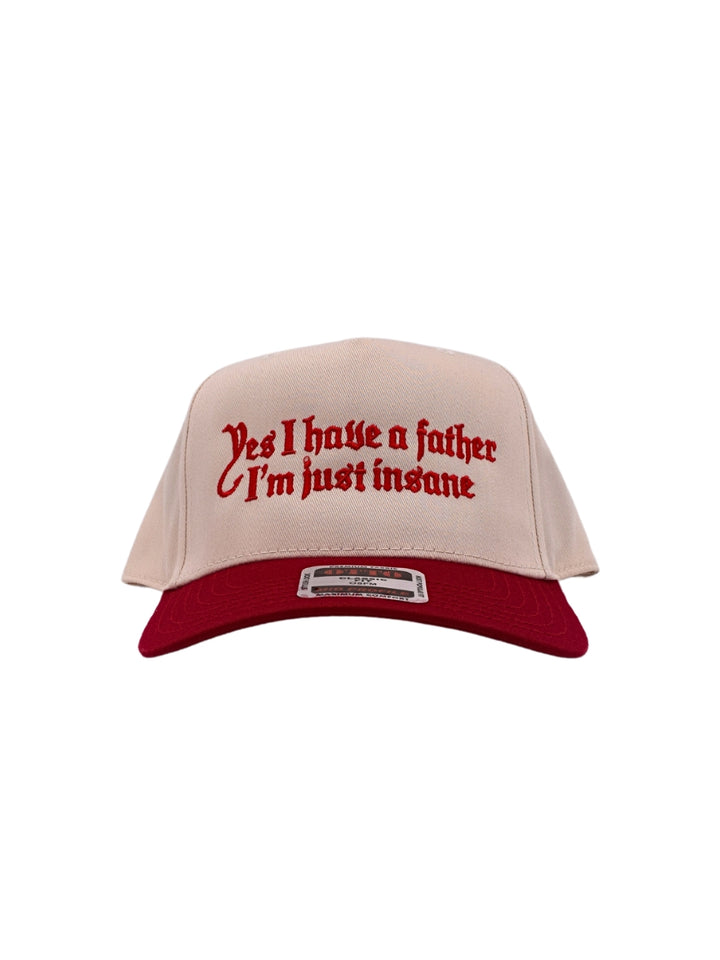 Yes I Have A Father I'm Just Insane Hat | Women's Funny Comedy Crazy Trucker