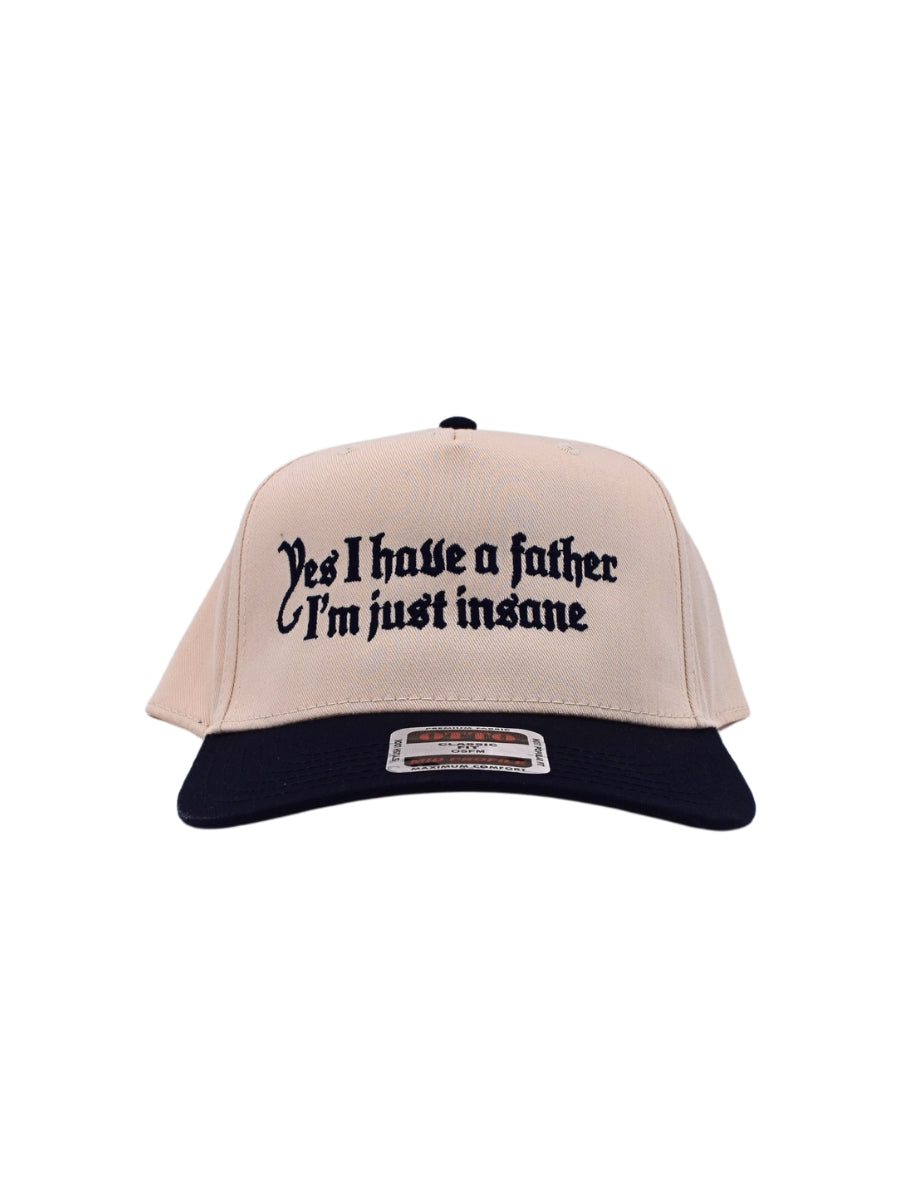 Yes I Have A Father I'm Just Insane Hat | Women's Funny Comedy Crazy Trucker