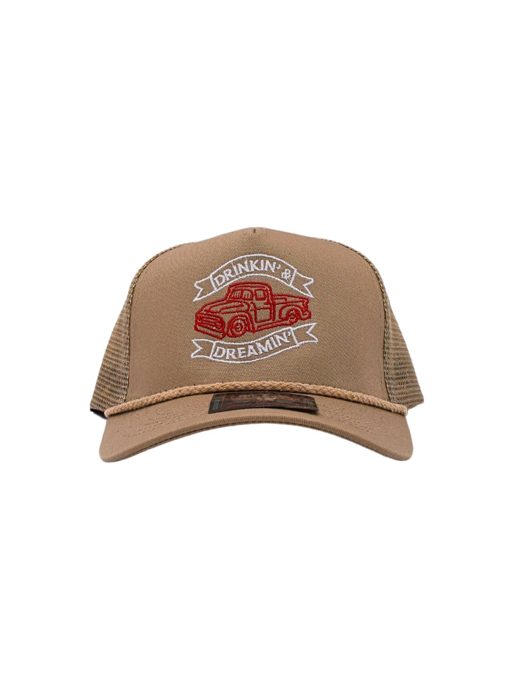 Drinkin' & Dreamin' Hat | Men's Accessory Funny Comedy Drinking Cap