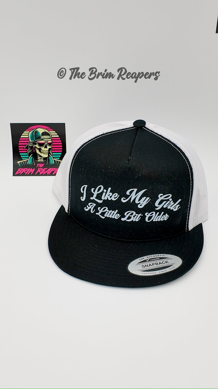 I Like My Girls A Little Bit Older Hat | Music Funny Men's Accessories