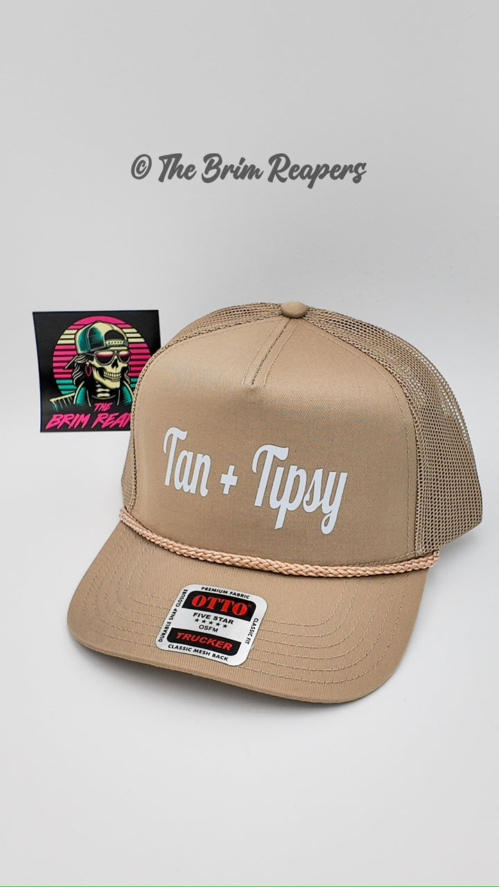 Tan + Tipsy Trucker Hat