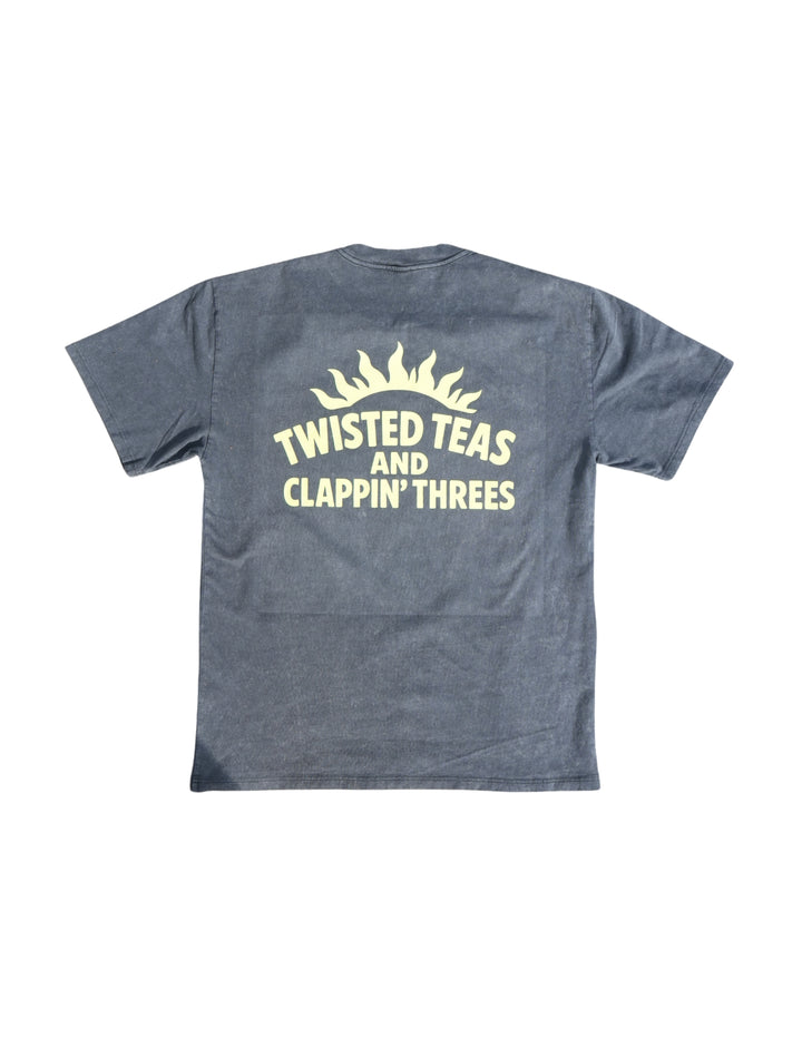 Twisted Teas and Clappin’ Threes T-Shirt | Funny Drinking Humor Party