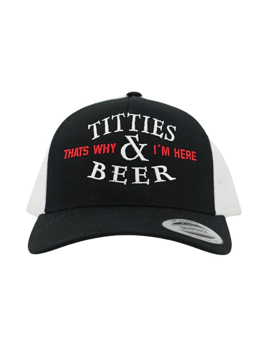 T!tties and Beer That’s Why I’m Here Hat | Funny Drinking Men's Accessories