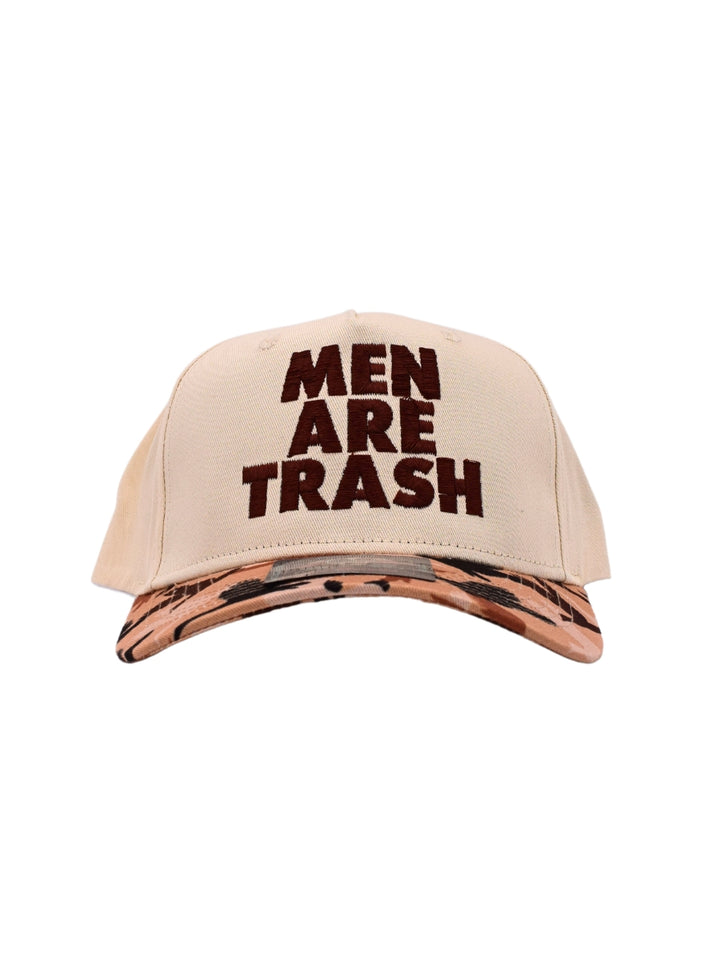 Men Are Trash Hat | Women's Funny Bold Comedic Trucker