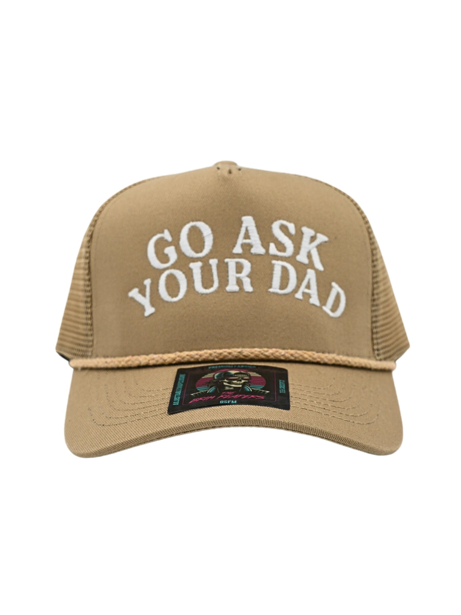 Go Ask Your Dad Hat - Fun & Playful Printed Caps