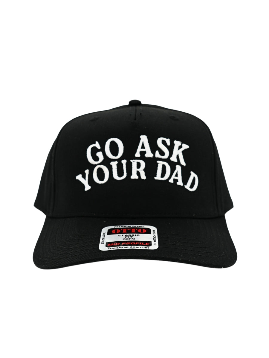 Go Ask Your Dad Hat - Fun & Playful Printed Caps