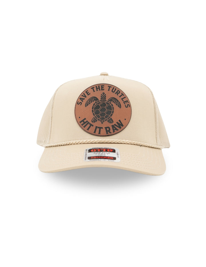 Save The Turtles Hit It Raw Patch Hat