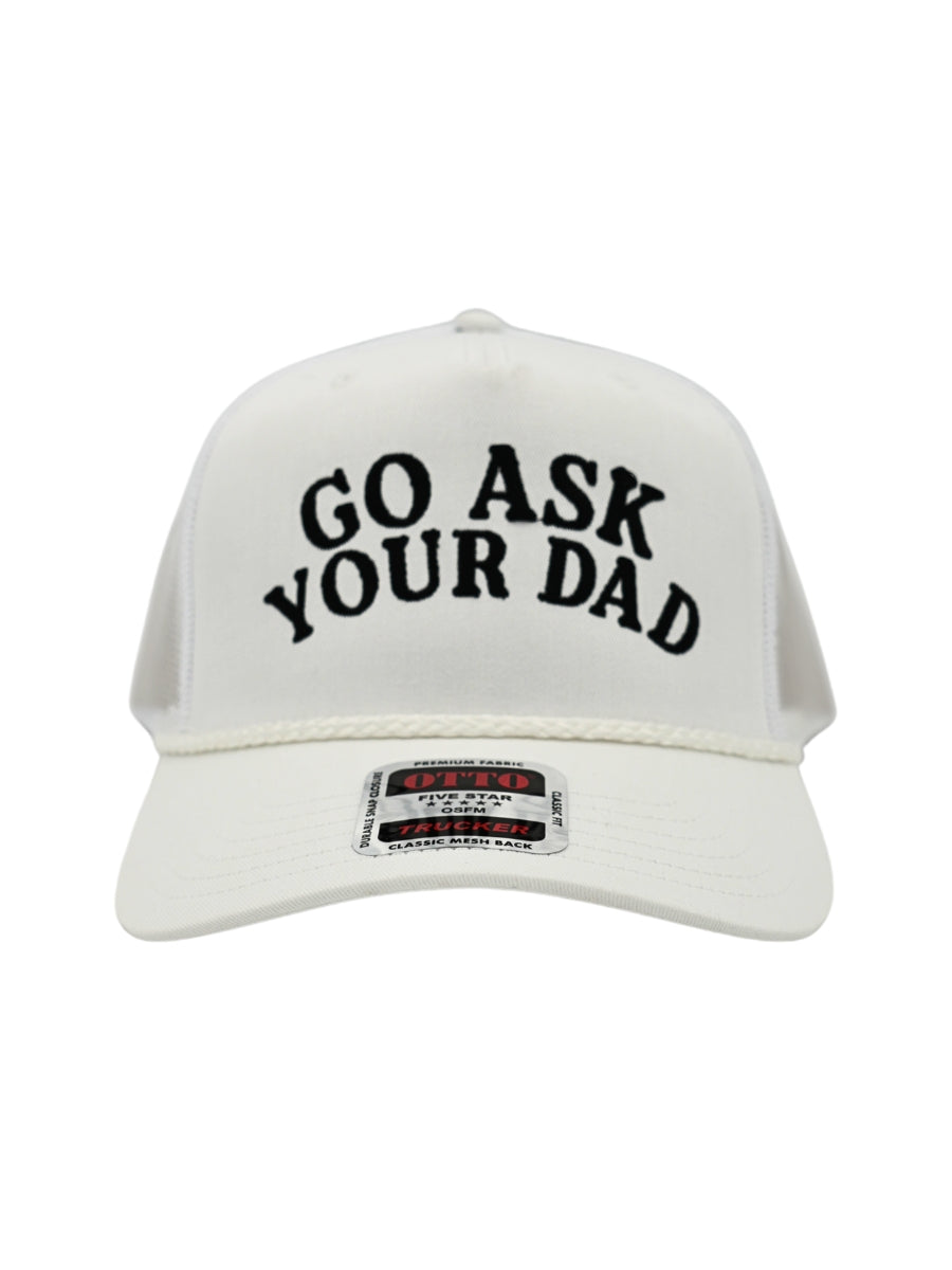 Go Ask Your Dad Hat - Fun & Playful Printed Caps