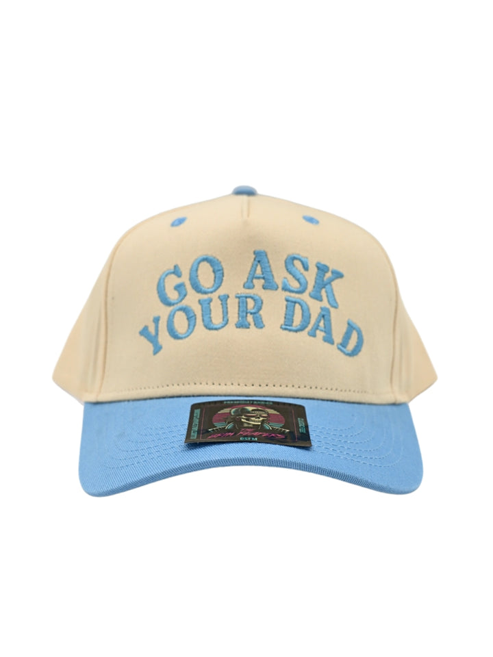 Go Ask Your Dad Hat - Fun & Playful Printed Caps