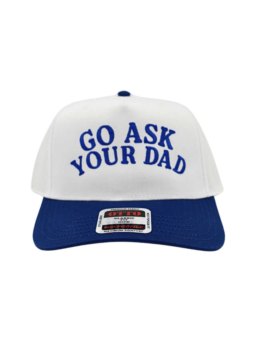 Go Ask Your Dad Hat - Fun & Playful Printed Caps