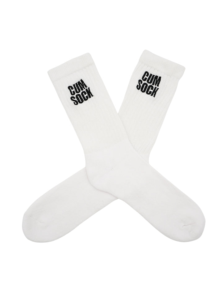 Cum Sock Embroidered Socks