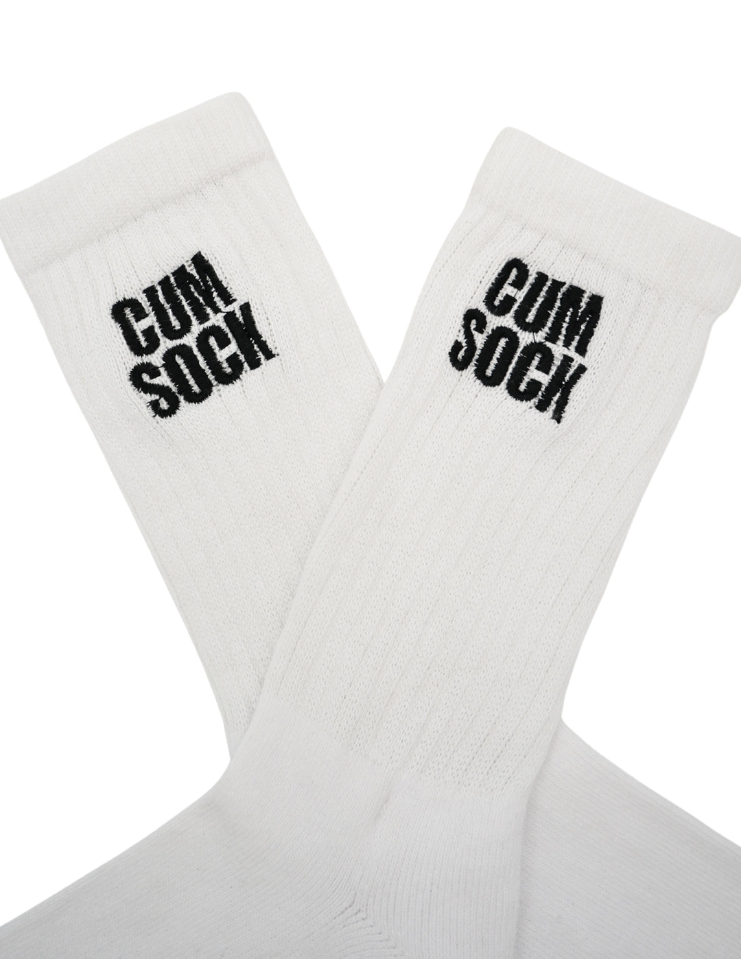 Cum Sock Embroidered Socks