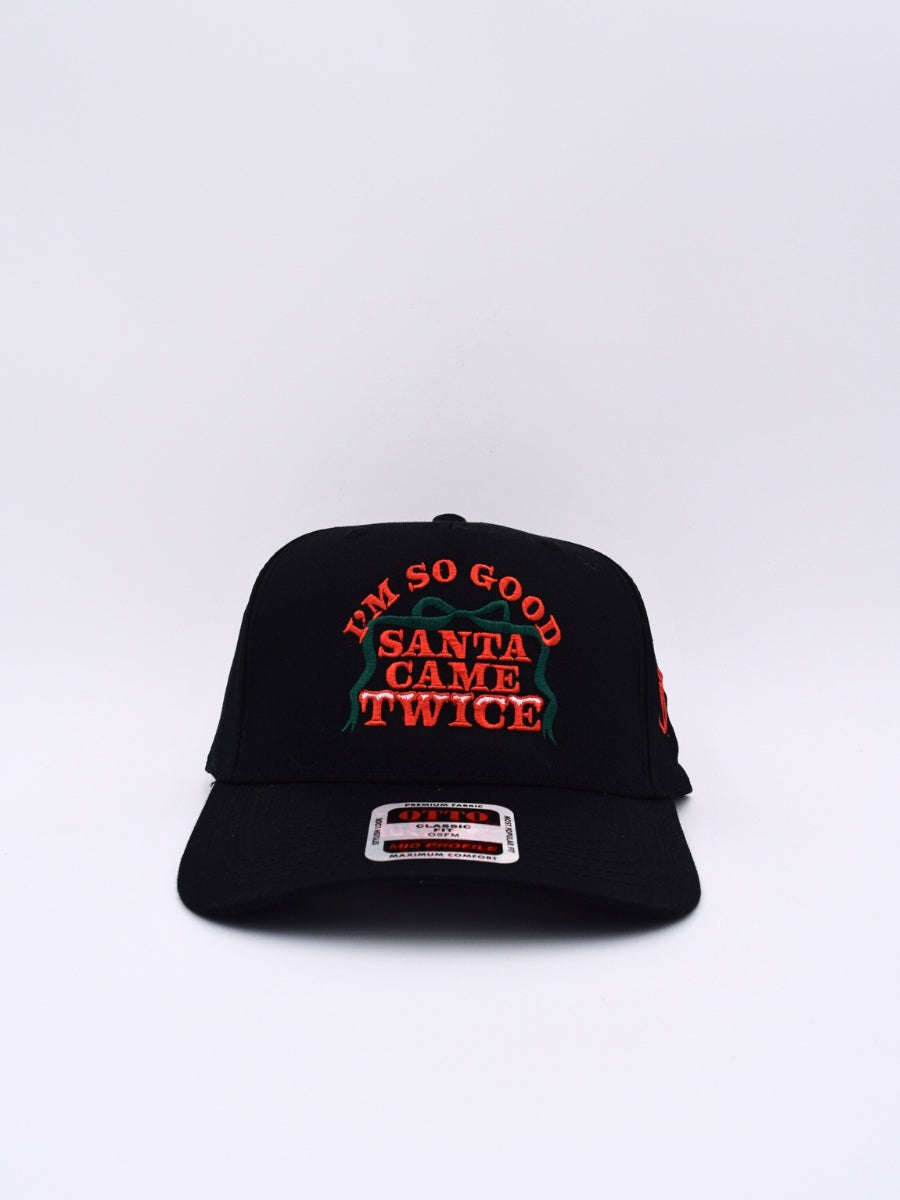 I'm So Good Santa Came Twice Trucker Hat | Funny Womens Holiday Cap