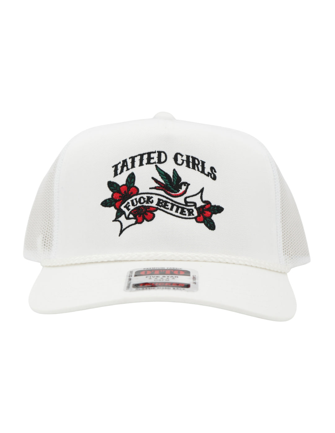 Tatted Girls Fck Better Embroidered Trucker Hat
