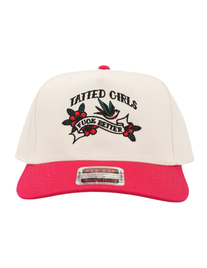 Tatted Girls Fck Better Embroidered Trucker Hat