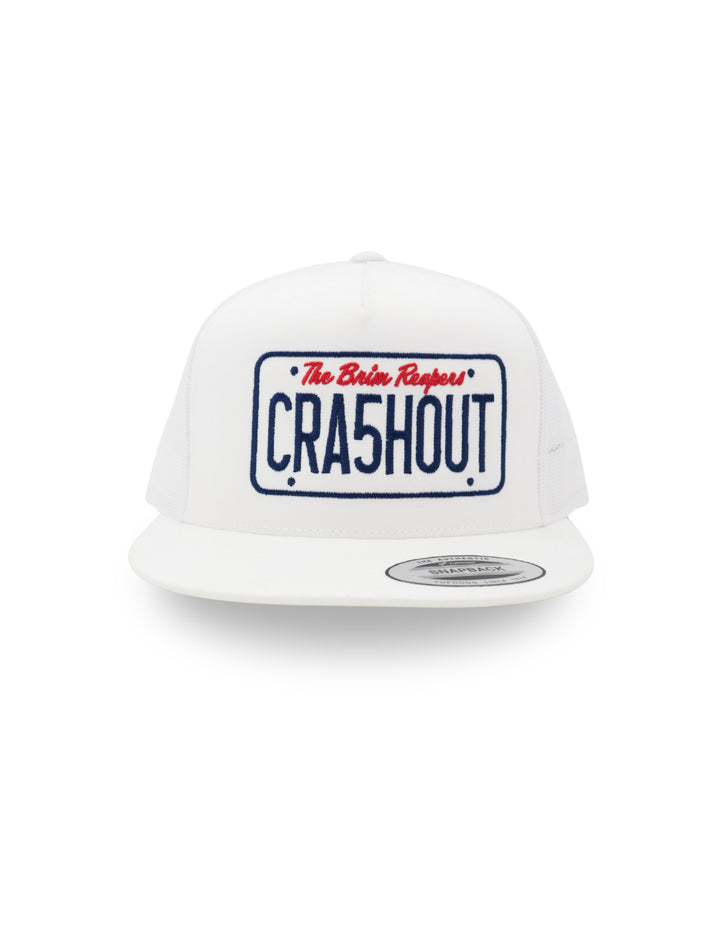 Crashout License Plate Trucker Hat