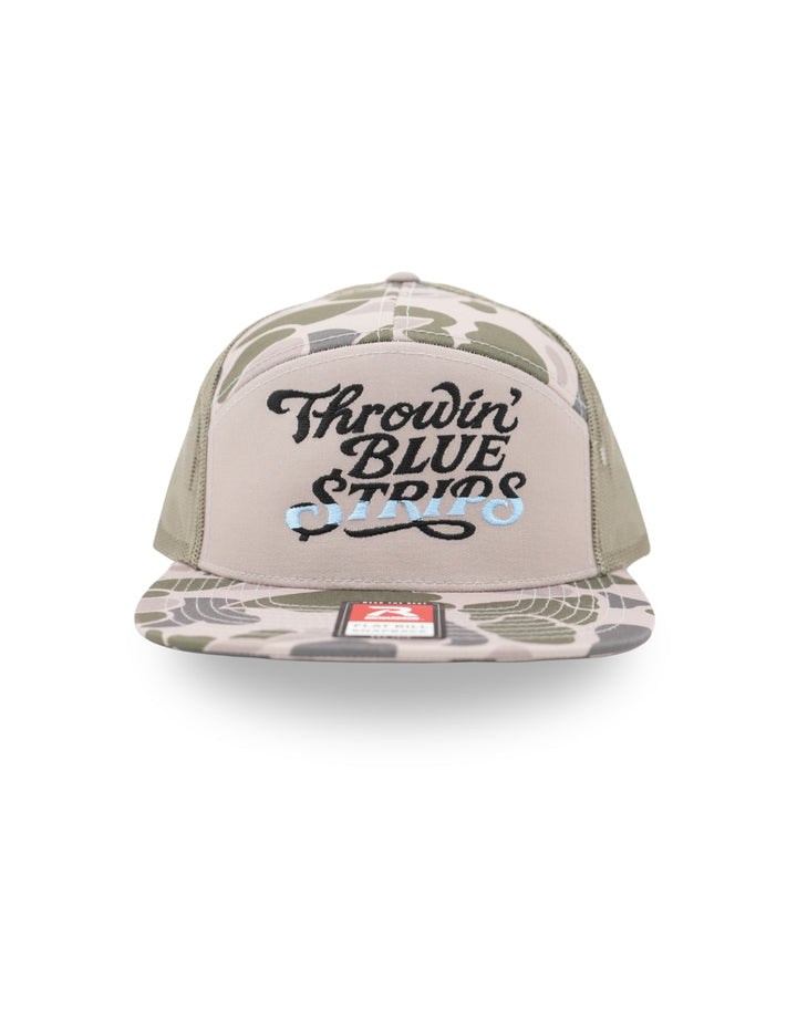 Throwin Blue Strips Hat