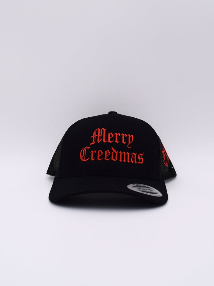 Merry Creedmas Trucker Hat | Music Holidays Christmas Cap