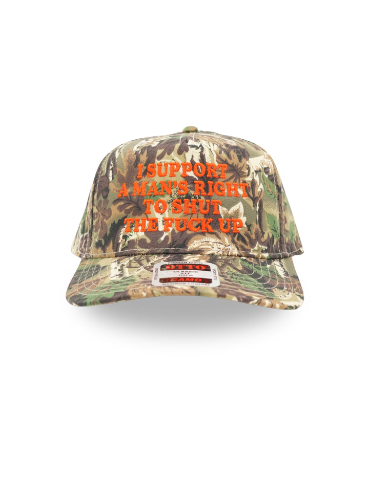 I Support A Mans Right To Shut The F Up Hat