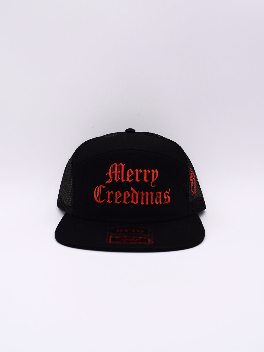 Merry Creedmas Trucker Hat | Music Holidays Christmas Cap