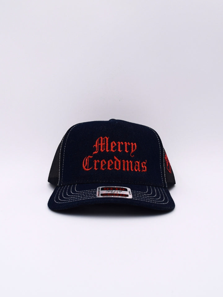 Merry Creedmas Trucker Hat | Music Holidays Christmas Cap