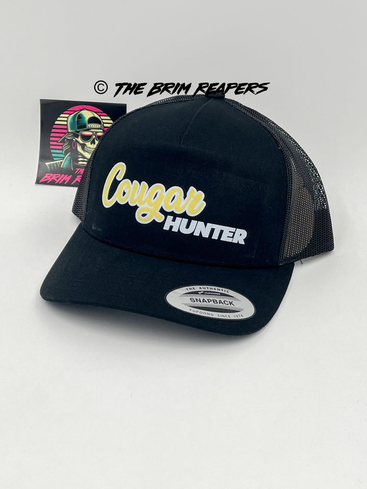 Cougar Hunter Trucker Hat | Older Women Funny cheeky hat