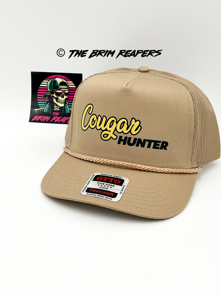 Cougar Hunter Trucker Hat | Older Women Funny cheeky hat