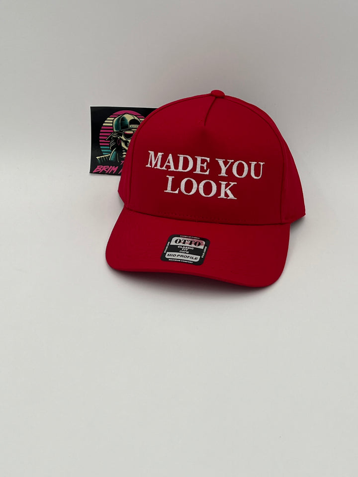 Made You Look Trucker Hat | Funny Electon Gift Cap