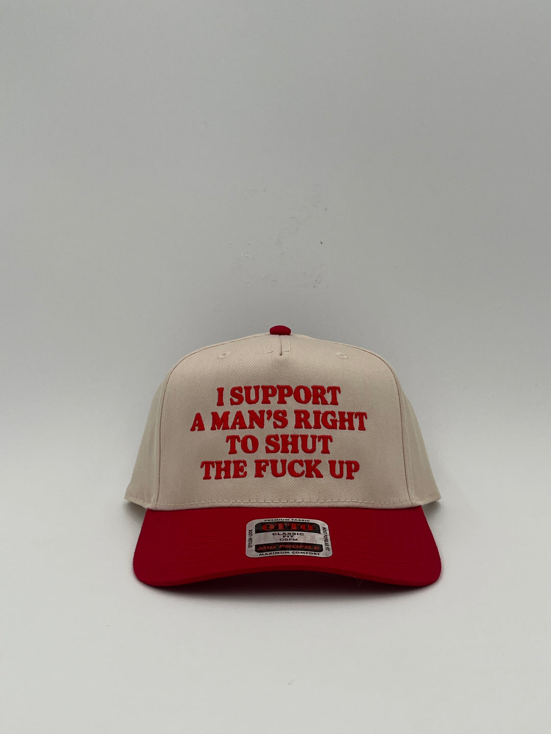 I Support A Mans Right To Shut The F Up Hat | Women's Accessories Funny Comedy