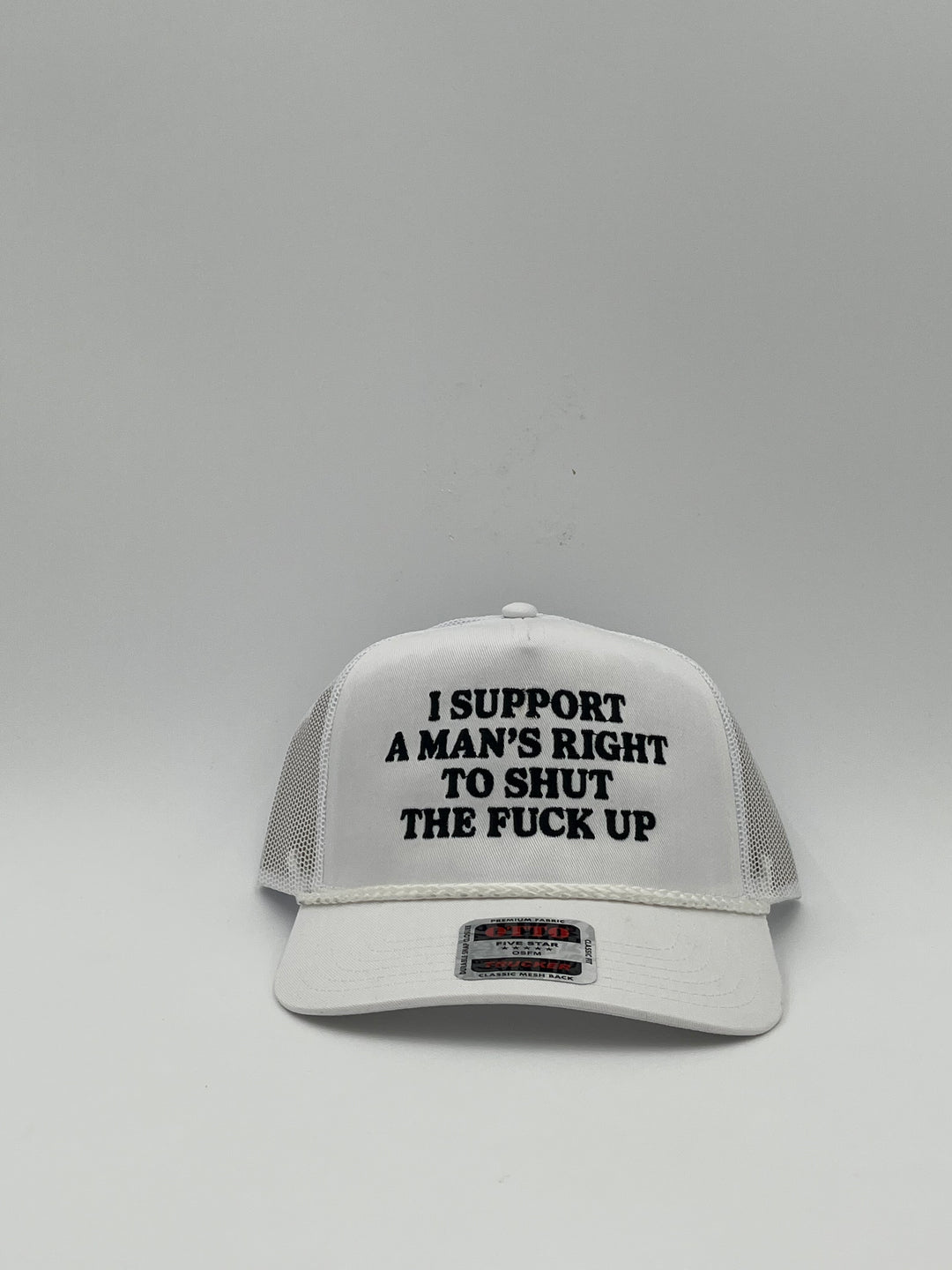 I Support A Mans Right To Shut The F Up Hat | Women's Accessories Funny Comedy