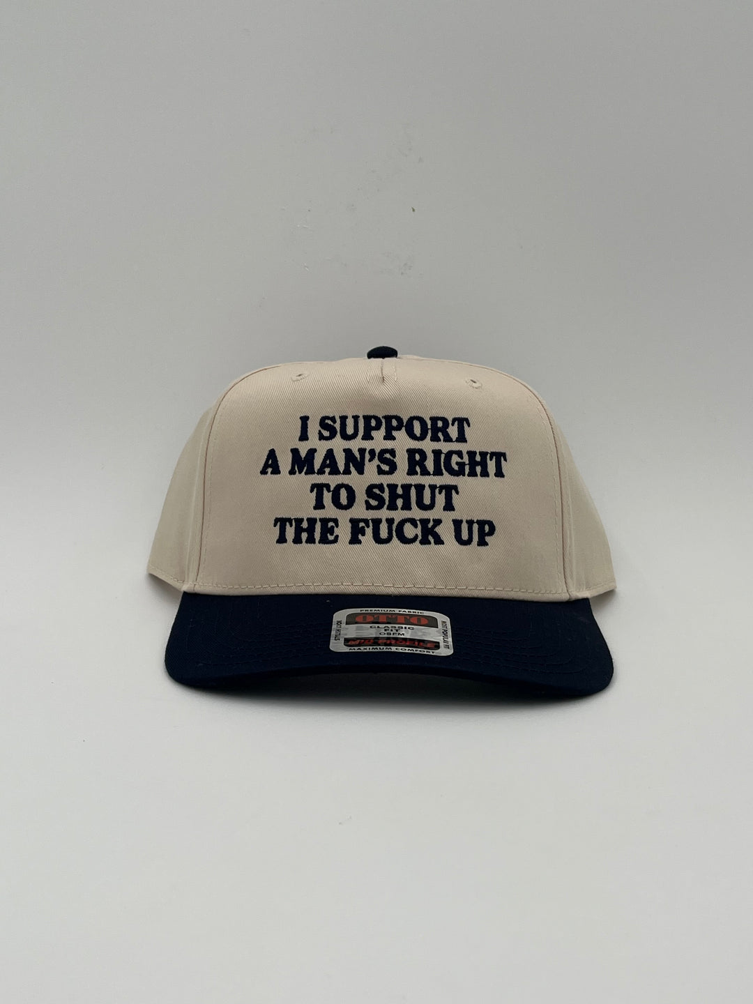 I Support A Mans Right To Shut The F Up Hat | Women's Accessories Funny Comedy