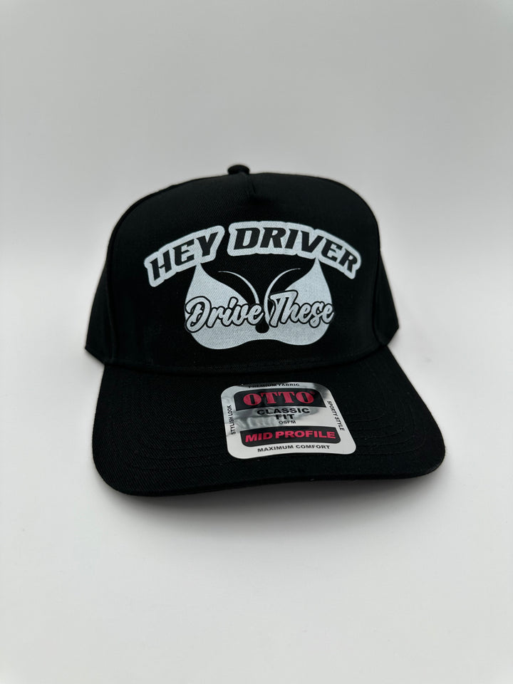 Hey Driver, Drive These Hat | Talladega Knight Ricky Bobby 26 Trucker Flatbill Dad Foam Hat