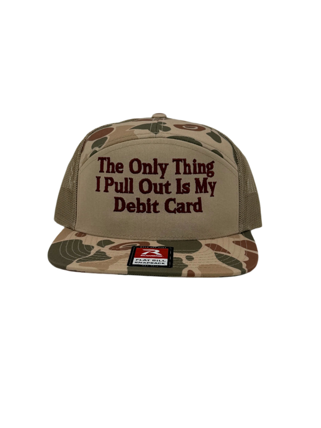 The Only Thing I Pull Out Is My Debit Card Hat | Husbands Tab Funny Wife Credit Card