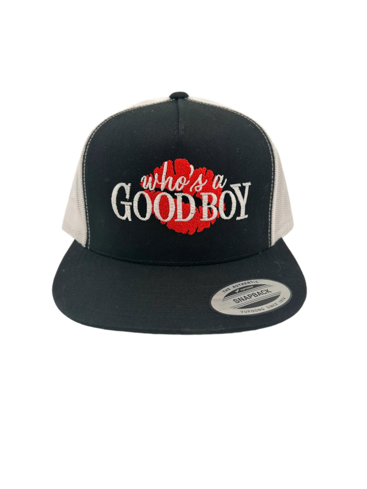 Who's A Good Boy Hat | Women's Accessories Funny Trucker Dad Hat