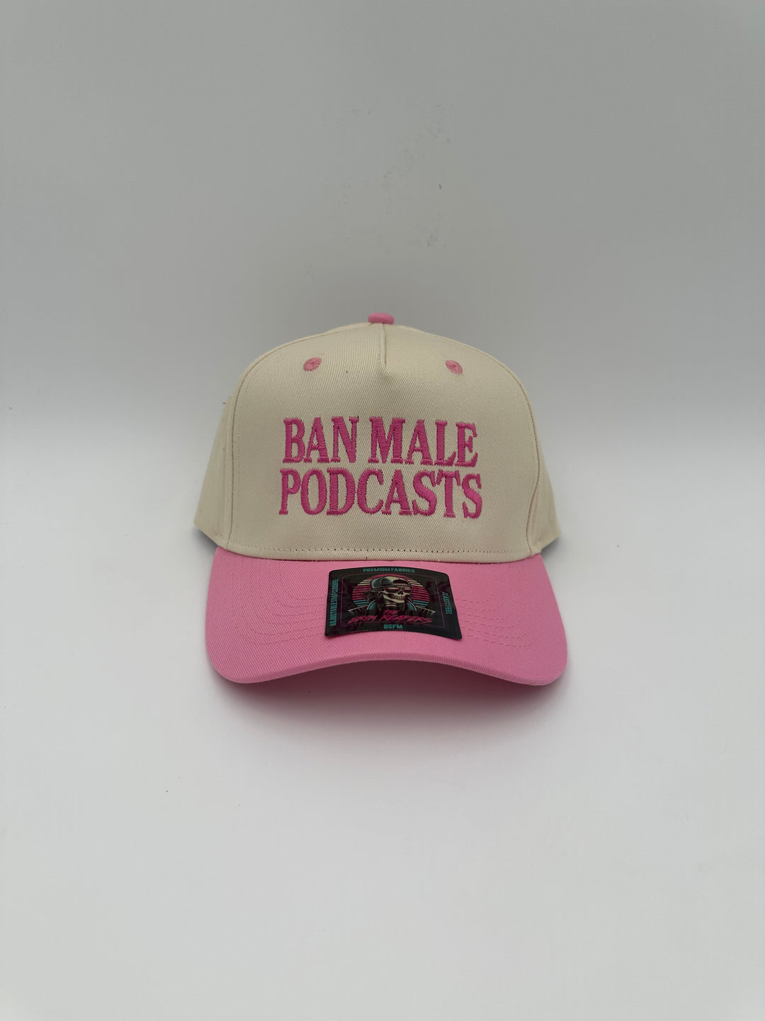 Ban Male Podcast Hat | Funny Comedy Humor Women's Men's Accessories