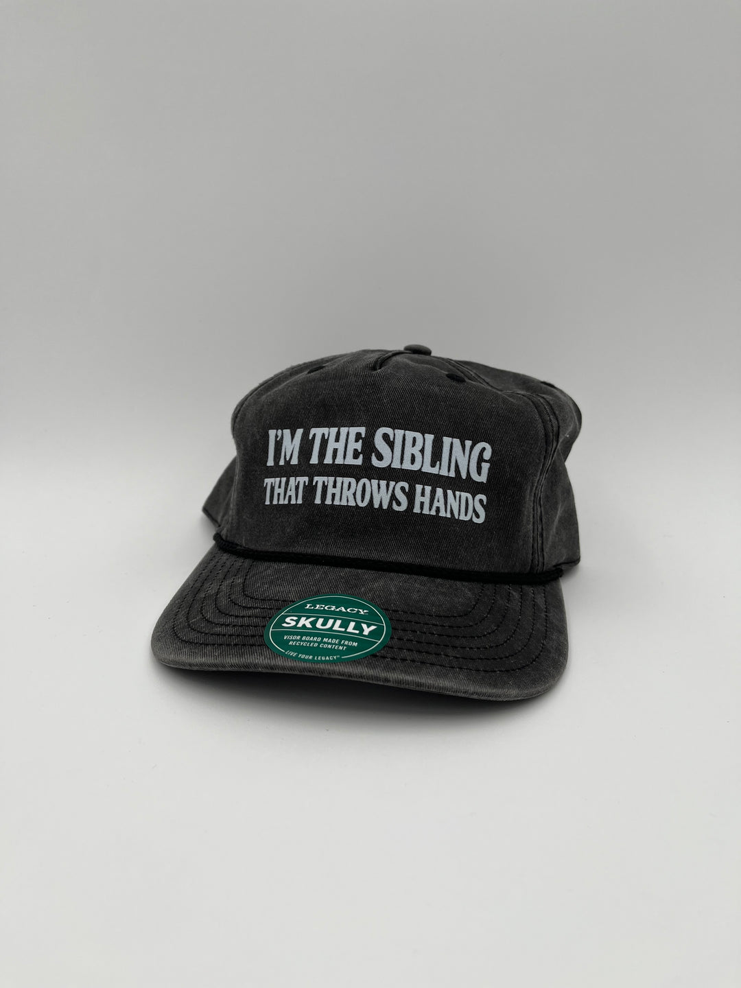 I'm The Sibling That Throws Hands Hat - Bold & Fun Printed Caps