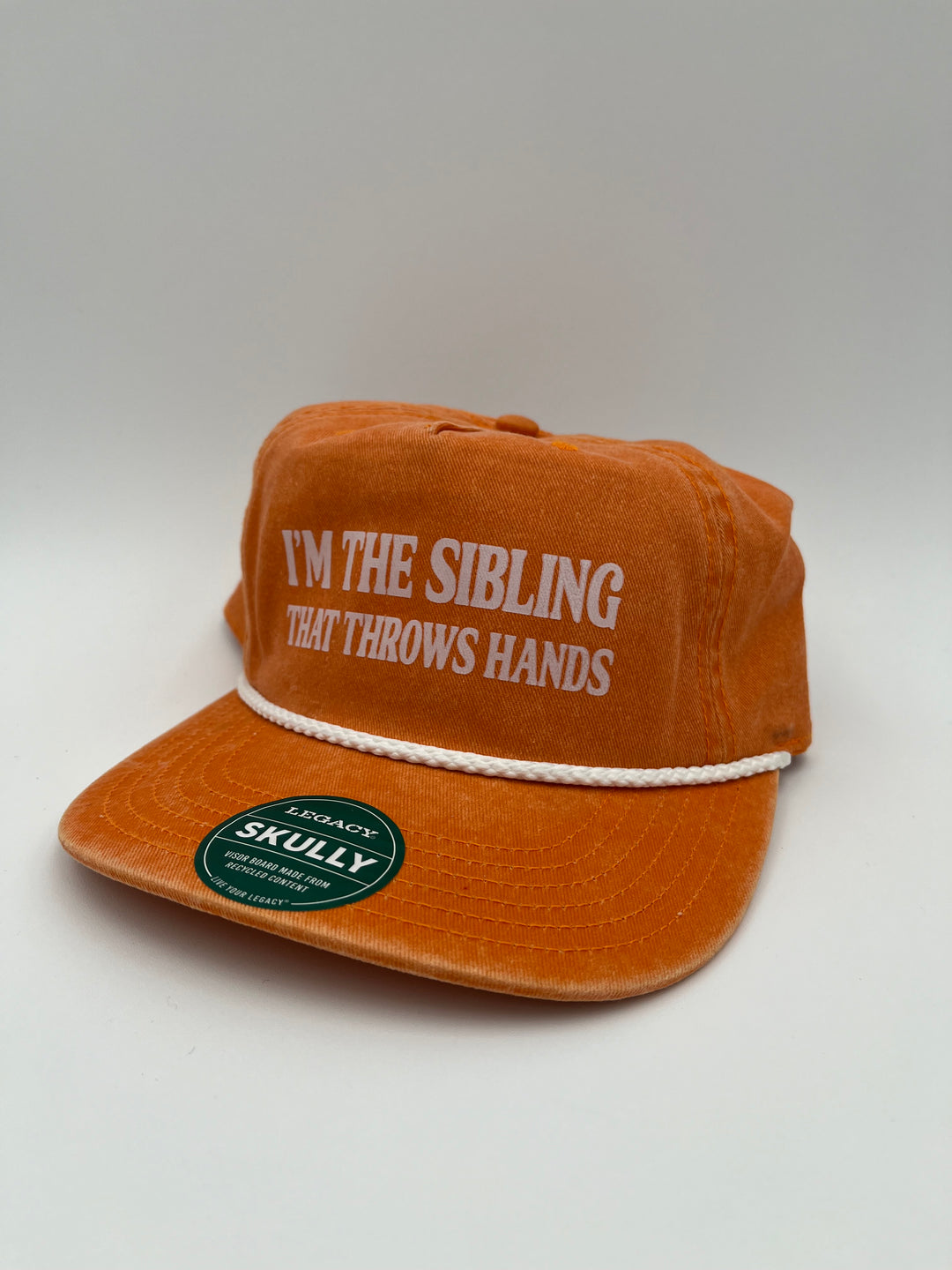 I'm The Sibling That Throws Hands Hat - Bold & Fun Printed Caps