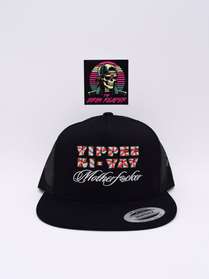 Yippee Kiyay MF Trucker Hat | Funny Christmas Holidays Willis