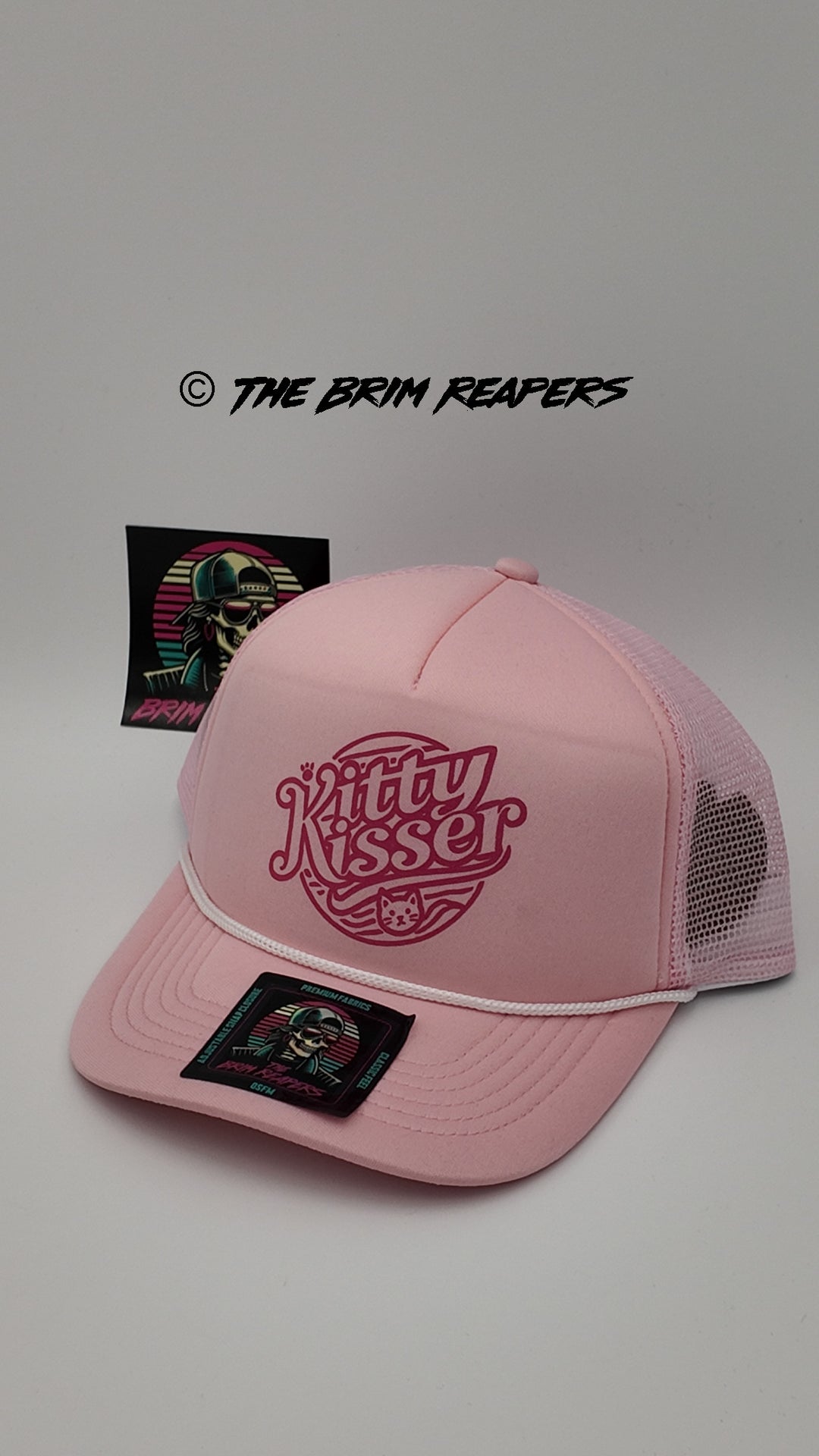 Kitty Kisser Hat | Men's Accessories Trucker Funny Comedy