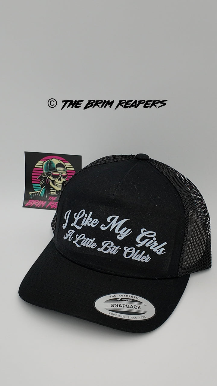 I Like My Girls A Little Bit Older Hat | Music Funny Men's Accessories